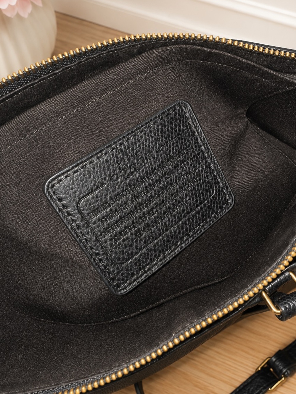 Coach Morgan Satchel F34617 Signature Brown Black Top Handle Crossbody Bag - Picture 9 of 14